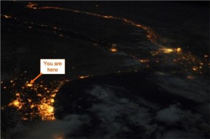 Beer Sheva From Space Station