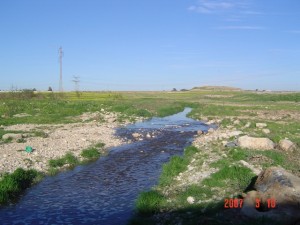 Wadi Beer Sheva towards Tel Beer Sheva