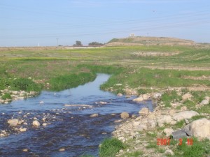 Wadi Beer Sheva with Tel Beer Sheva